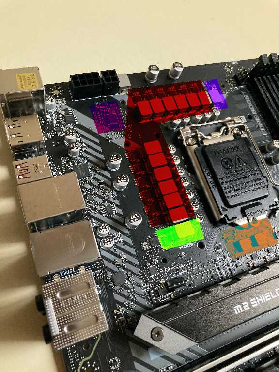 vrm-z490-tomahawk-msi-analysis-test-pcb review